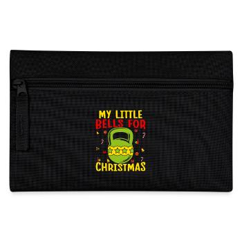 Fanatiques de fitness Mes petites cloches pour Noël - Trousse - noir - Devant