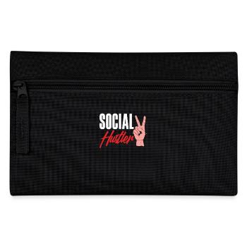 Social Hustler Peace Sign Style - Pencil Case - black - Front