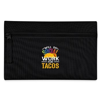 Devenir travailleur social pour les tacos - Trousse - noir - Devant