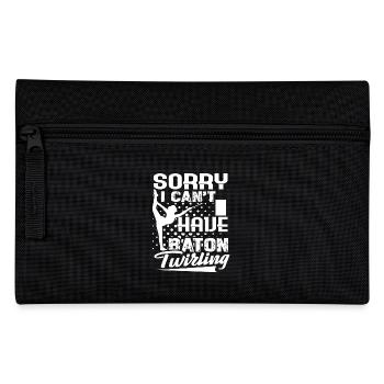 Sorry I Can't I Have Baton Twirling - Pencil Case - black - Front