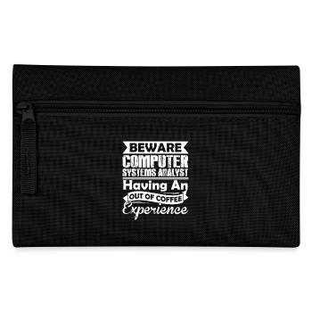 Funny Computer Systems Analyst - Pencil Case - black - Front