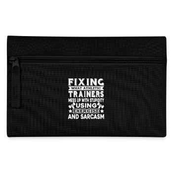 Athletic Trainer Proud Athletic Trainer - Pencil Case - black - Front