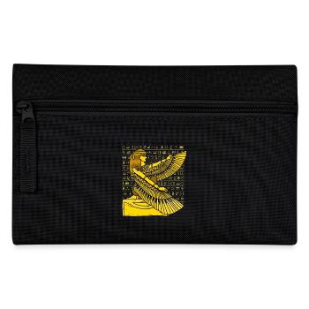 Hieroglyphs Isis Egyptian Mythology - Pencil Case - black - Front