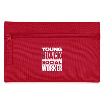 Young Black Social Workers - Pencil Case - red - Front