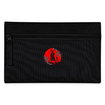 Kanji Japon Katana Épée Ninja Samouraï - Trousse - noir - Devant