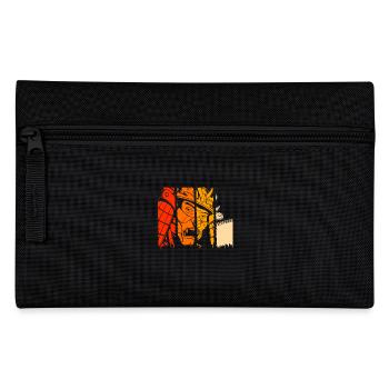 Kanji Japanese Ninja Oni Demon Samurai - Pencil Case - black - Front