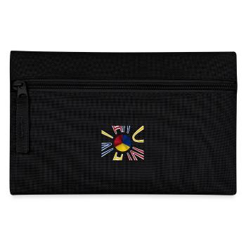 Romania Flag Bucharest - Pencil Case - black - Front