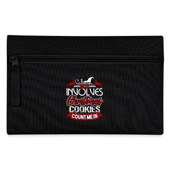 If Involves Christmas Cookies Count Me In - Pencil Case - black - Front