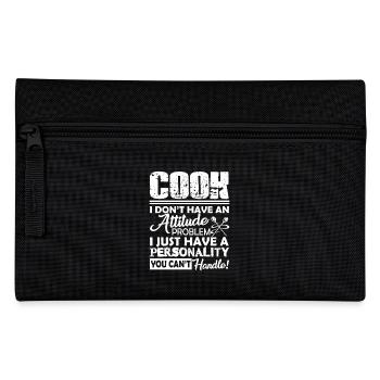 Cook Cook Attitude Problem Chef - Pencil Case - black - Front