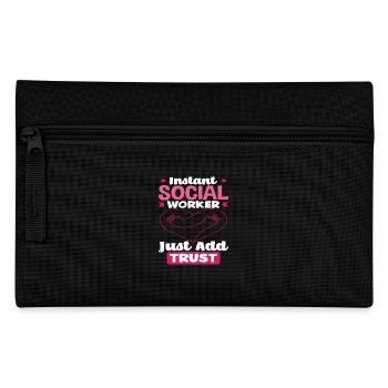 Instant Social Worker Easy Trust - Pencil Case - black - Front