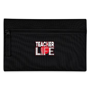 Teacher Life - Pencil Case - black - Front