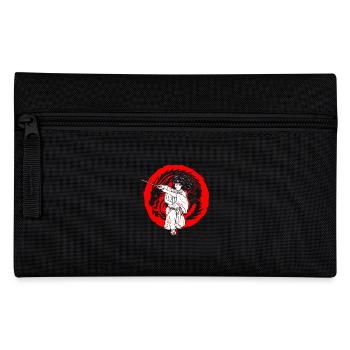 Kanji Japonaise Fille Dragon Ninja Samouraï - Trousse - noir - Devant