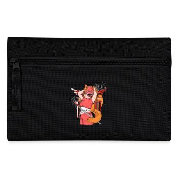 Japonaise Fille Oni Démon Ninja Samouraï - Trousse - noir - Devant
