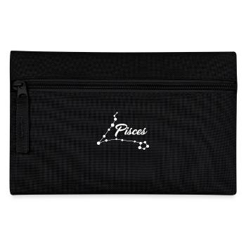 Funny Pisces Sign Of Zodiac Horoscope - Pencil Case - black - Front