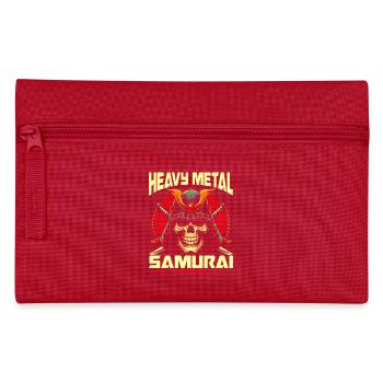 Samouraï de métal lourd Guerrier d’acier féroce - Trousse - rouge - Devant