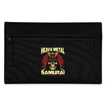 Heavy Metal Samurai Fierce Warrior of Steel - Pencil Case - black - Front