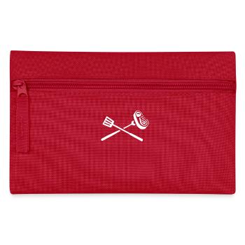 Cooking Spatula Carving Pork Food Chef - Pencil Case - red - Front