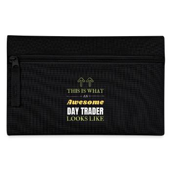 So sieht ein großartiger Daytrader aus - Federtasche - Schwarz - Vorne