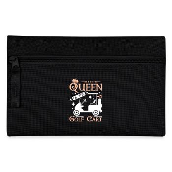 Fille Femmes reine de la voiturette de golf - Trousse - noir - Devant