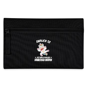 72 Birthday Positive Sayings for 72 Birthday - Pencil Case - black - Front