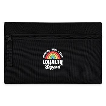 Empathy Hope Trust Loyalty - Pencil Case - black - Front