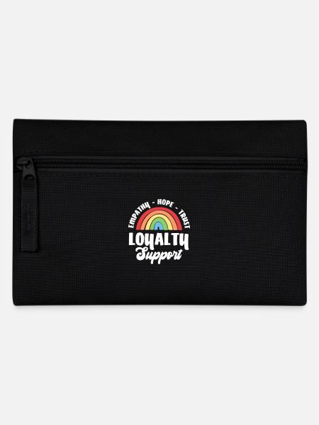 Empathie Hoffnung Vertrauen Loyalität - Federtasche - Schwarz
