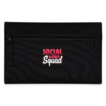 Social Work Squad - Pencil Case - black - Front