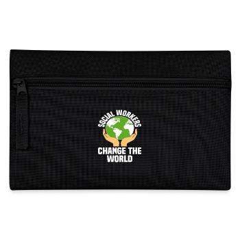 Social workers change the world - Pencil Case - black - Front