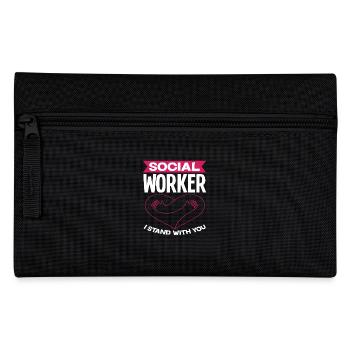 Travailleur social, je suis à vos côtés - Trousse - noir - Devant