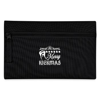 Kickboxing Christmas Merry Kickmas - Pencil Case - black - Front