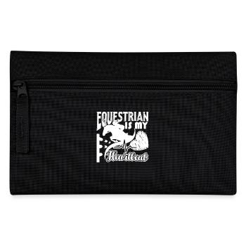 Equestrian Equestrian Is My Heartbeat - Pencil Case - black - Front