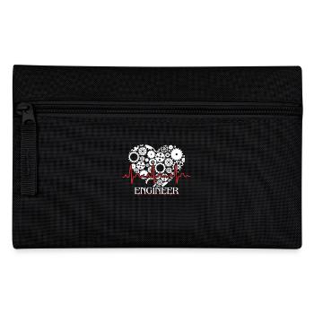 Engineer Engineer Heartbeat - Pencil Case - black - Front