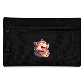Wolves Wolf - Pencil Case - black - Front