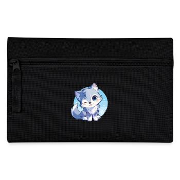 Wolves Wolf - Pencil Case - black - Front
