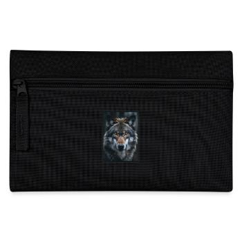 Wolves Wolf - Pencil Case - black - Front