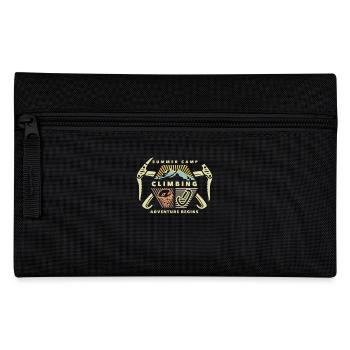 Camper Adventure Begins Bonfire Camping - Pencil Case - black - Front