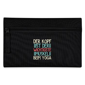 Yoga La tête est le muscle le plus important - Trousse - noir - Devant