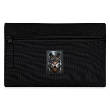Wolves Wolf - Pencil Case - black - Front