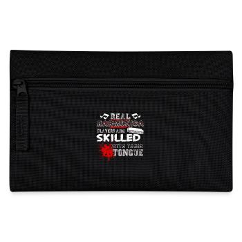 Real Harmonica Players Are Skilled With Tongue - Pencil Case - black - Front