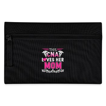 This CNA Loves Her Mom - Pencil Case - black - Front