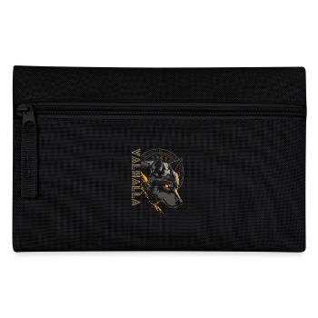 Vegvisir Runen Wolf Walhalla Wikinger Nordisch - Federtasche - Schwarz - Vorne