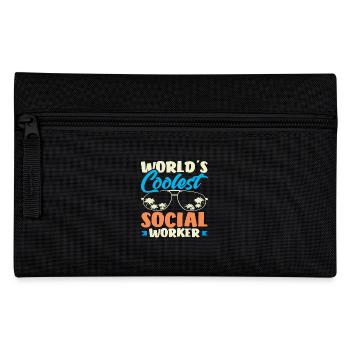 World's Coolest Social Worker - Pencil Case - black - Front
