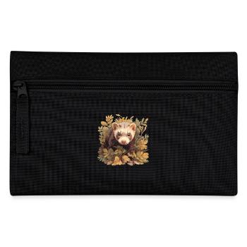 Ferret Frettchen - Pencil Case - black - Front