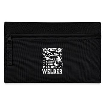 Welder Relationship Status - Pencil Case - black - Front