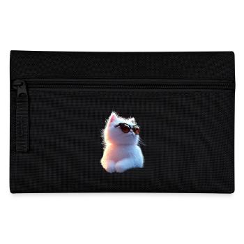 Chat Angora Blanc Chat Angora Chats Angora Mignons - Trousse - noir - Devant