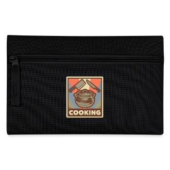 Cooking Kitchen Cuisine Dish Food Chef - Pencil Case - black - Front
