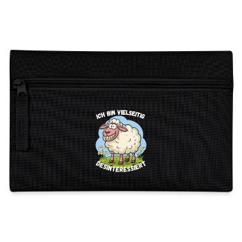 Hamburg Sheep North German Cool Colleague Fun Funny - Pencil Case - black - Front