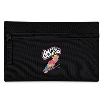 Crazy For Cockatoos Bunte Vogelwelt Spaß - Federtasche - Schwarz - Vorne