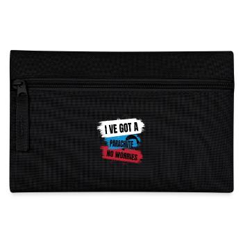 Solitude Up in the Sky – Paragliding - Pencil Case - black - Front