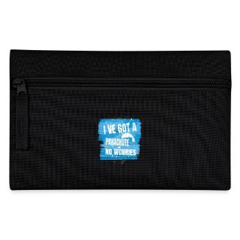 I've Got a Parachute – No Worries - Pencil Case - black - Front